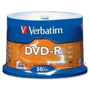 ДискDVD-R 16хCake Box 50 шт.