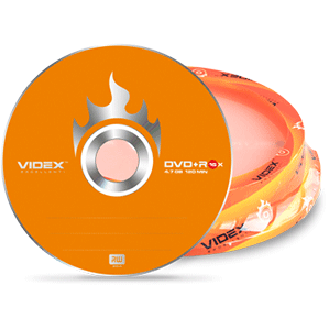 Диск VIDEXDVD+R Bulk 10 pcs