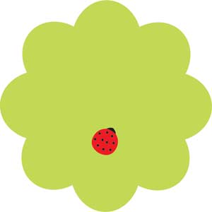 Бумагасамоклеящаяся50 листов зеленая70х70мм  Flower