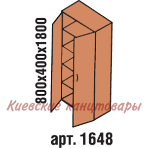 Шкаф для документов 800 х 400 х 1800, вишня Оксфорд