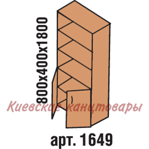 Шкаф для документов 800 х 400 х 1800, бук Бавария