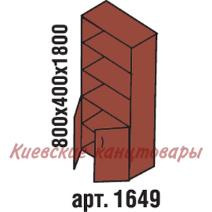 Шкаф для документов 800 х 400 х 1800, яблоня Локарно