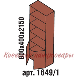 Шкаф для документов 800 х 400 х 2150, яблоня Локарно