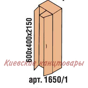 Шкаф гардеробный 600 х 400 х 2150, бук светлый