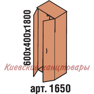 Шкаф гардеробный 600 х 400 х 1800, вишня Оксфорд