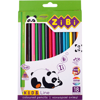 Кольорові олівці 18 кольорівKIDS Line