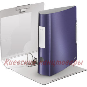 Регистратор Leitz 180° Active Style80 ммтитановый синий