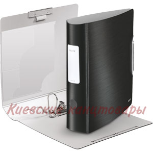 Регистратор Leitz 180° Active Style80 ммсатиновый черный