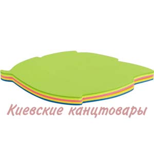 Бумагасамоклеящаяся50 листов ассорти70 х 70 мм "листок"