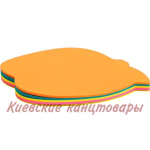Бумагасамоклеящаяся50 листов ассорти70 х 70 мм "яблоко"