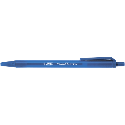 Ручка кулькова автоматична"ROUND STIC CLIC"<br/синя