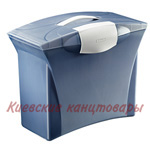 Картотека с крышкой ESSELTE Intego, с 5 файлами, на 15 файлов, синяя
