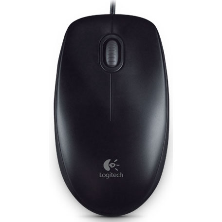 Миша  оптична</br>провідна</br>Logitech  B100</br>USB чорна