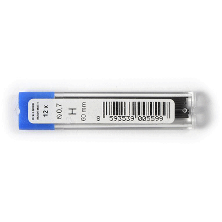 Набор графитовKOH-I-NOOR0,7 мм Н12 штук в упаковке