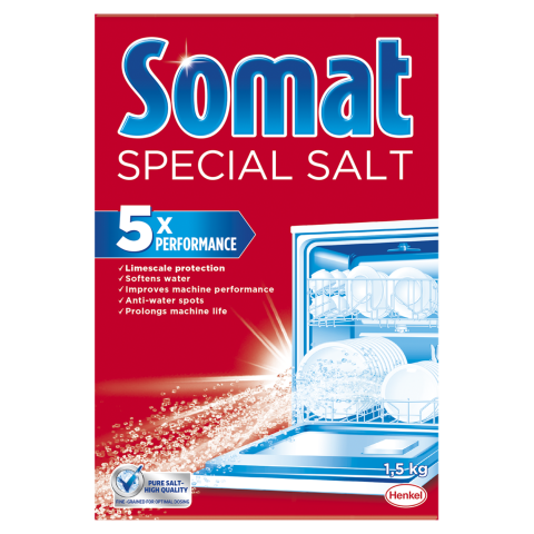 Спеціальна сіль Somatдля посудомийних машин1,5 кг 