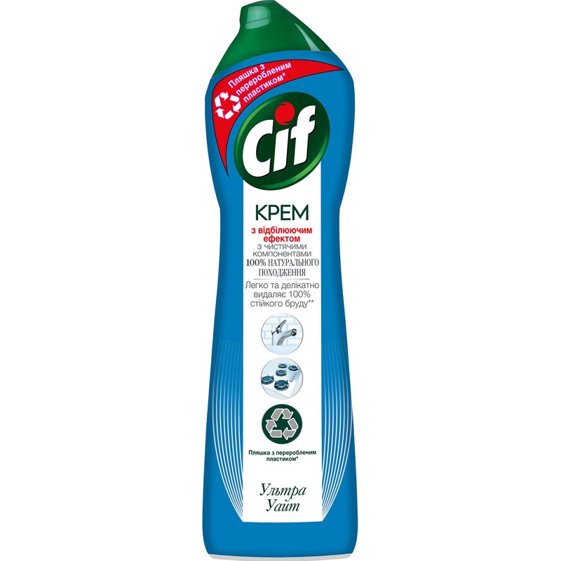 Крем Cifдля чисткиUltra White 500 мл