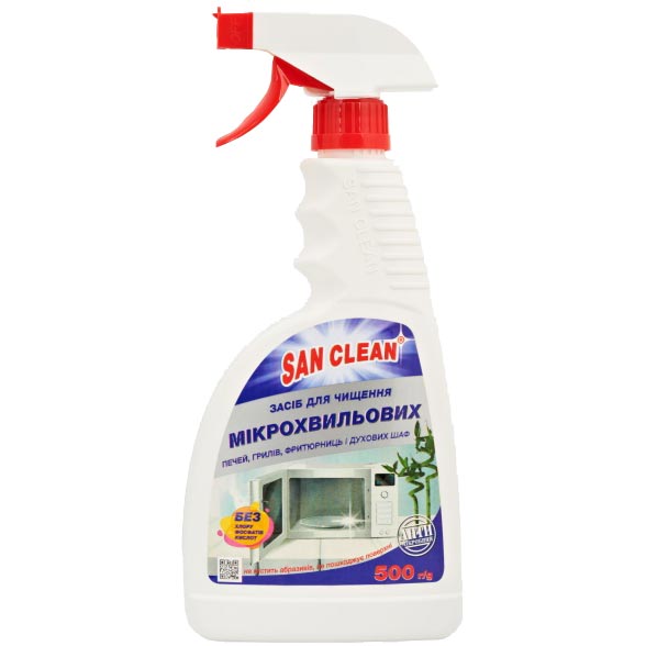 Засіб San Clean для чищення мікрохвильових печей 500 г