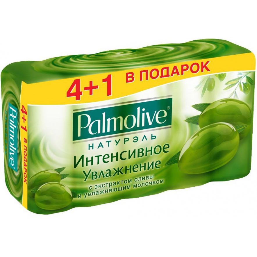 Мило туалетнеPalmoliveолива+молочко5 x 70 г