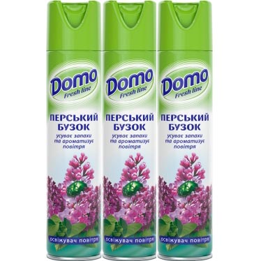 Освіжувач повітря</br>Domo Fresh Line</br>Перський бузок</br>300 мл