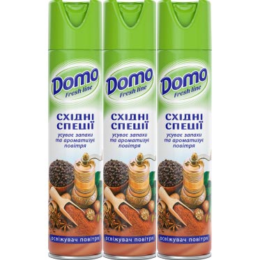 Освіжувач повітря</br>Domo Fresh Line</br>Східні спеції</br>300 мл