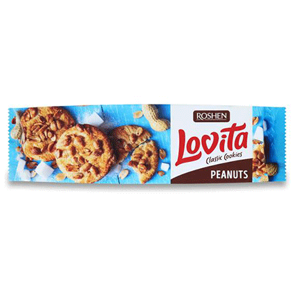 Печиво Lovita Classic арахіс, 150 г