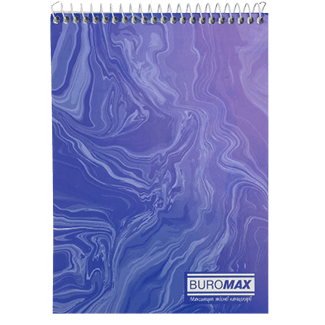 Блокнот Buromax MONOCHROME  А5</br>синій</br>48 аркушів