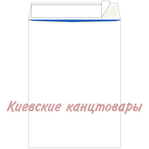 Конверт С4с лентой229 х 324 ммбелый с фоном
