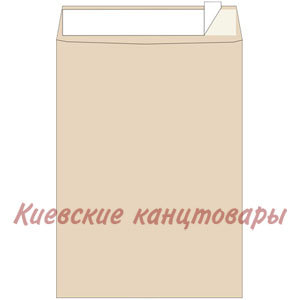Конверт B4с лентой250 х 353 ммкрафт-бумага