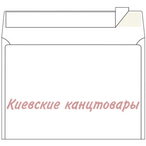 Конверт С6с лентой114 х 162 ммбелый