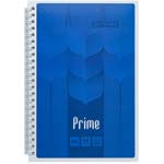 Зошит  А5</br>на спіралі PRIME</br> 96 аркушів клітинка</br>обкладинка картон синя