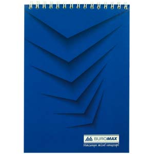 Блокнот Buromax MONOCHROME  А5</br> синий</br>48 листов