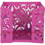 Подставка Baroccoдля куба бумаги8 х 10 x 10 см метал розовая