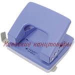 Дырокол KANGARO DP600G на 20 листов с линейкой синий