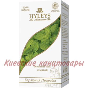 Чай Hyleys Гармония природы зеленый с мятой пак 25x1.5г тв/уп (4791045007067)