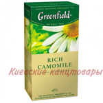 Чай травянойGreenfieldRich Camomile25 пакетов х 1,5 г