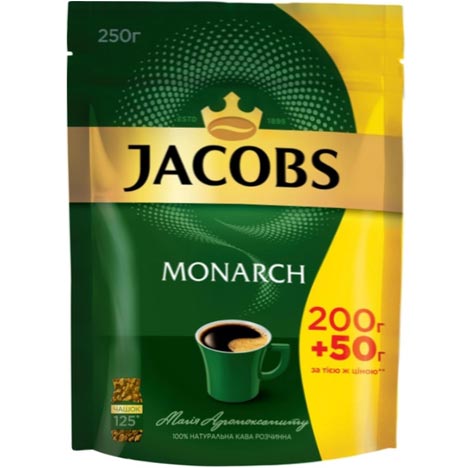 Кава розчиннаJacobsпакет 250 г