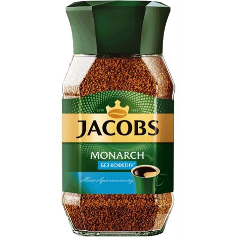 Кава розчиннаJacobs Monarchбез кофеїну100 г