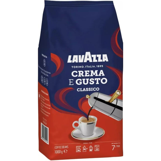Кава в зернахLavazza Crema e Gusto Classico1 кг