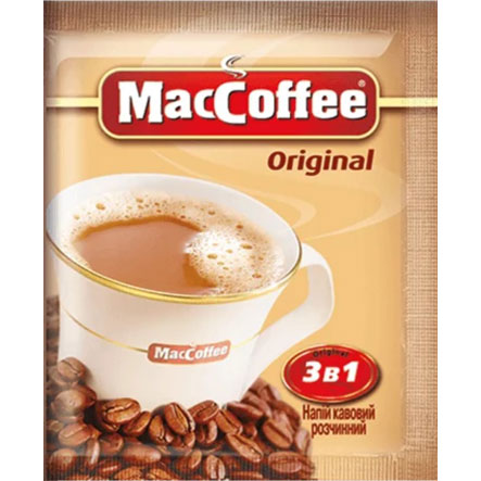 Кавовий напійMacCoffee 3в1Original50 стіків х 20 г