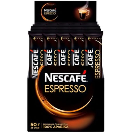 Кава розчиннаNescafe Espresso25 стіків х 1,8 г