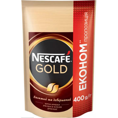 Кава розчиннаNescafe Goldпакет 400 г