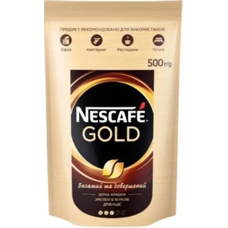 Кава розчиннаNescafe Goldпакет 500 г