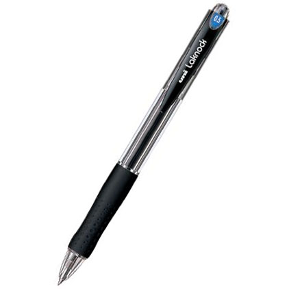 Ручка шариковаяUni  LAKNOCKSG-100 0,5черная