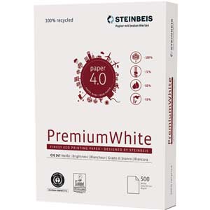 Еко-папірSTEINBEIS PremiumWhiteА4  80 г/м2500 аркушів