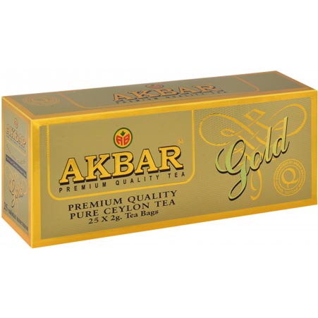 Чай чорний Akbar Gold25 пакетиків х 2 г