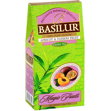 Чай зелений BasilurМагічні фрукти Абрикос і Маракуйя100 г