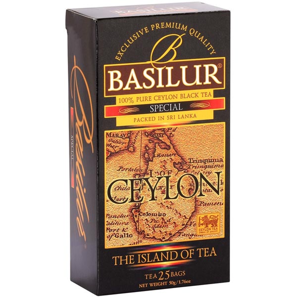 Чай чорний BasilurОстрів Особливий25 пакетиків х 2 г