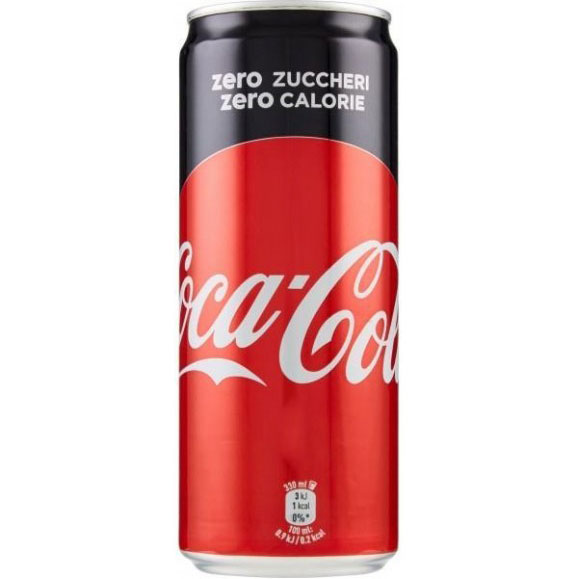 Напій газований</br>Coca-Cola без цукру</br>жерстяна банка</br>330 мл
