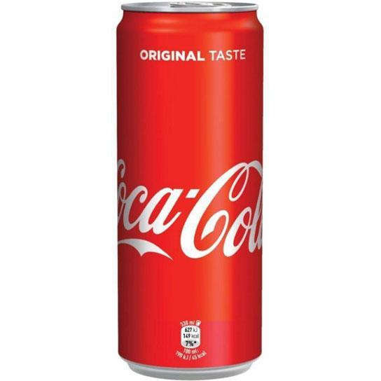 Напій газований</br>Coca-Cola</br>жерстяна банка</br>0,33 л