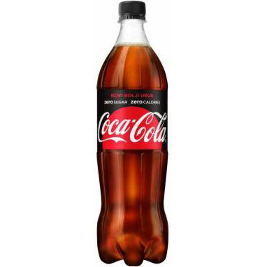 Напій газований</br>Coca-Cola без цукру</br>ПЕТ-пластик</br>1 л